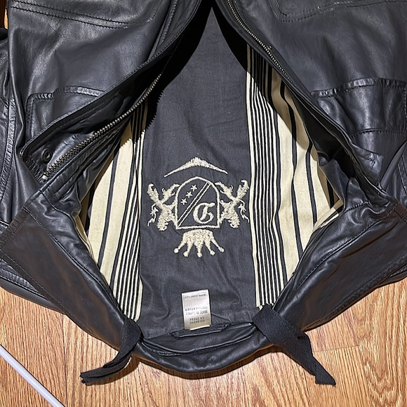 Vintage Diesel 100% Leather Jacket Size Large - Picture 5 of 7